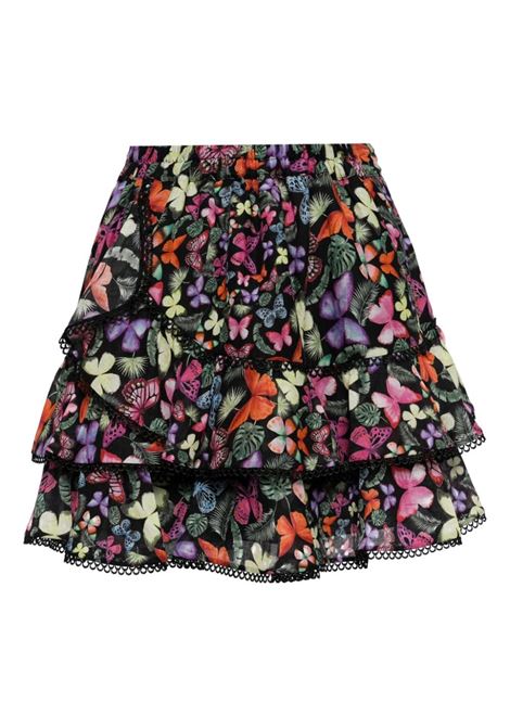 Multicolored Fera butterfly mini skirt Charo Ruiz Ibiza - women CHARO RUIZ IBIZA 1989 | 242402BLK